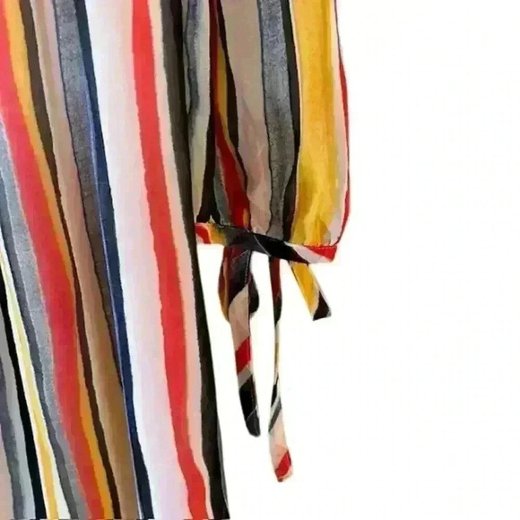 a.n.a. Off the Shoulder Striped Dress, size Medium - Picture 3 of 4